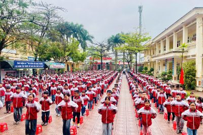 TRƯỜNG TIỂU HỌC NGỌC SƠN HÀO HỨNG CHUẨN BỊ CHO “NGÀY HỘI VÕ NHẠC VOVINAM” NĂM 2026